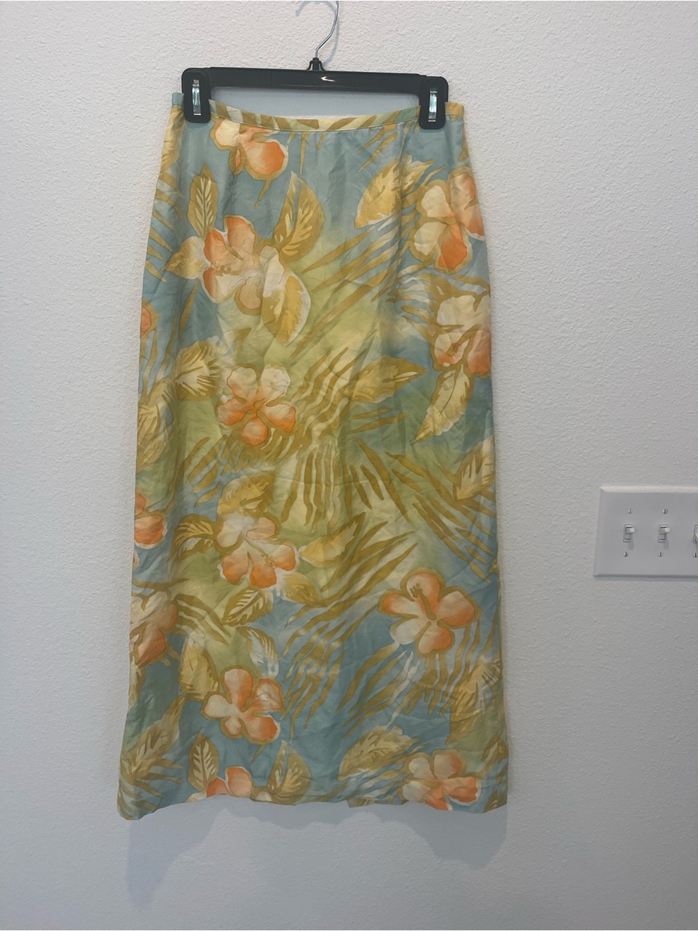 HAROLDS 100% SILK Hawaiian PRINTED SKIRT